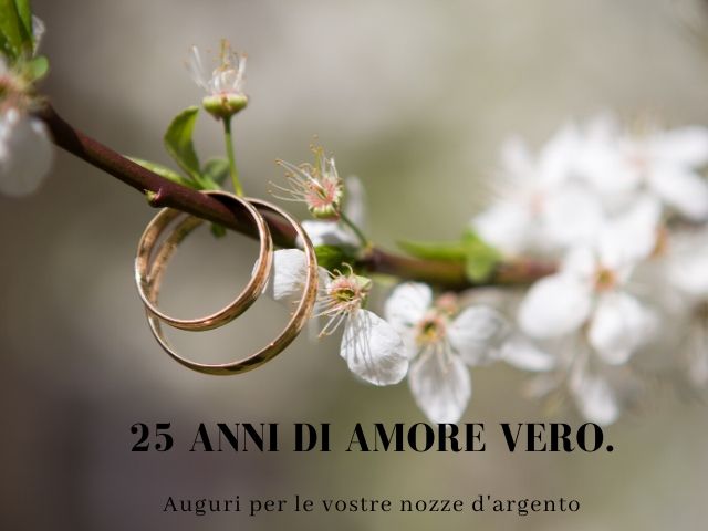 Frasi 250anniversario Matrimonio.25 Anni Di Matrimonio Frasi E Immagini Per Le Nozze D Argento A