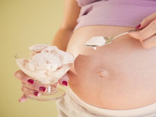 gelato in gravidanza foto
