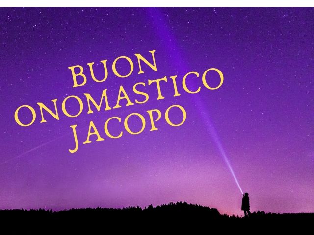 onomastico Jacopo