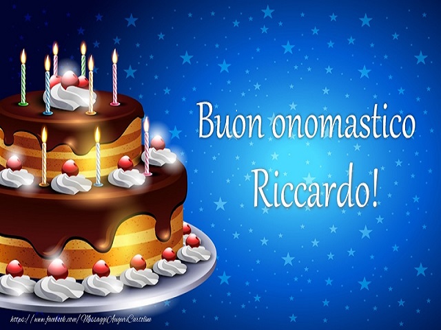 Buon onomastico Riccardo torta 