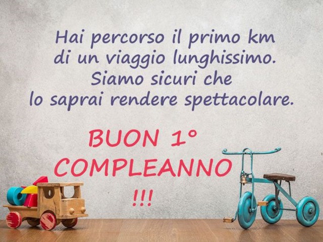 1 compleanno