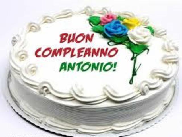 buon compleanno Antonio