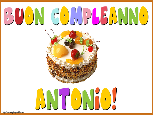 immagini compleanno Antonio