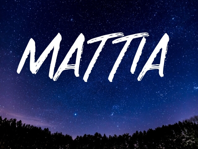 significato nome mattia