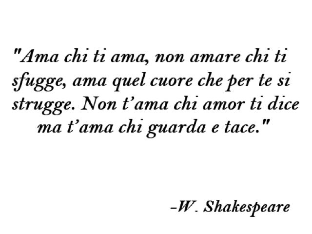 william shakespeare frasi
