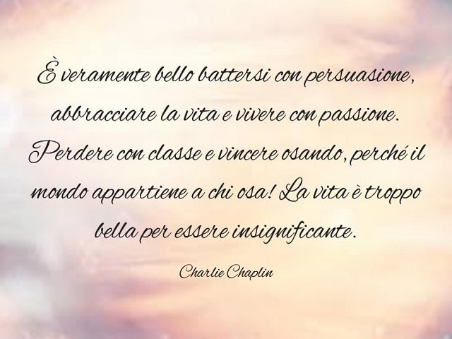 frase di Charlie Chaplin