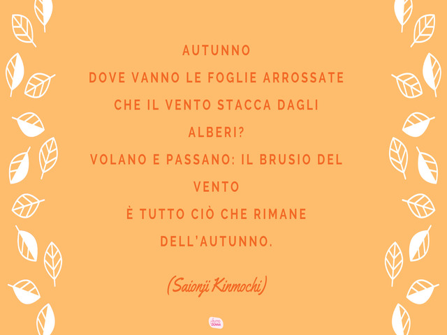 poesia autunno
