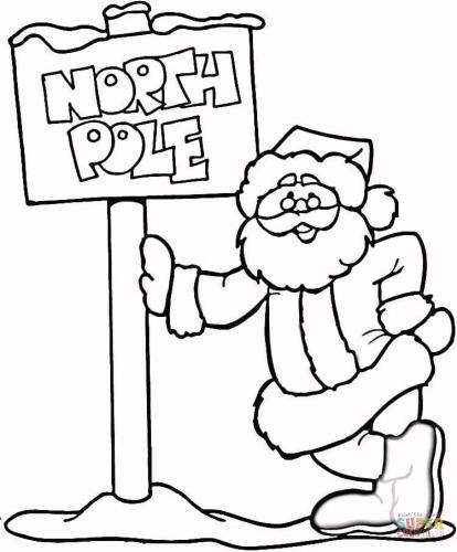 Babbo Natale nel Polo Nord