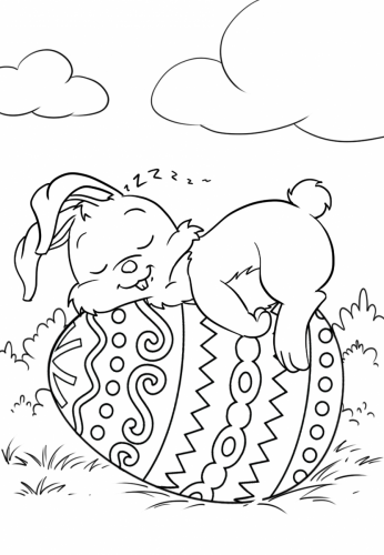 coniglio disegno per bambini
