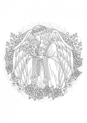 disegni angeli