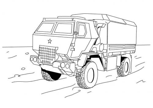 disegni da colorare di camion