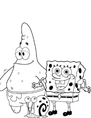 Patrick abbraccia Spongbob