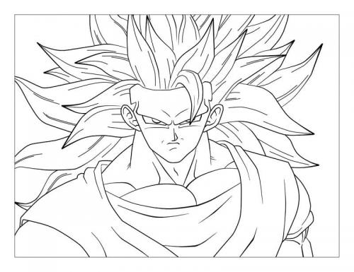 disegni da colorare Goku