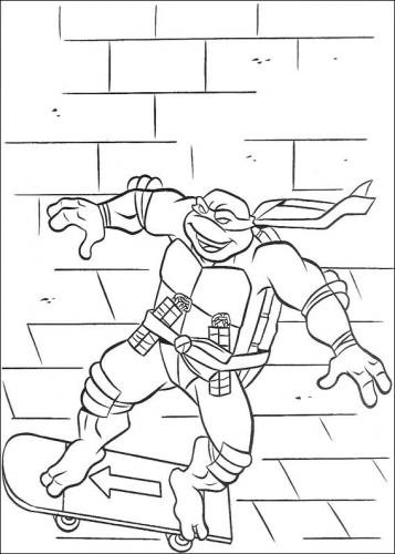 disegni da colorare gratis delle tartarughe ninja