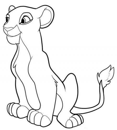 disegni da colorare il re leone