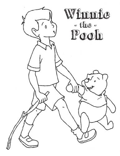 disegni da colorare per bambini winnie the pooh