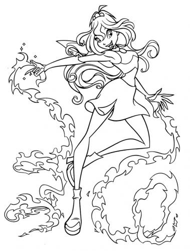 disegni da colorare delle principesse winx