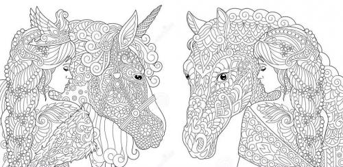disegni da colorare unicorni