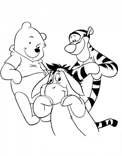 disegni da colorare winnie the pooh per bambini