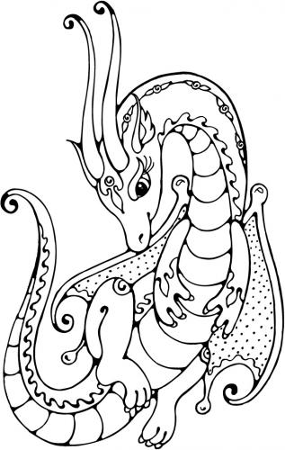 disegni di draghi