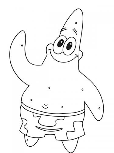 Patrick che saluta