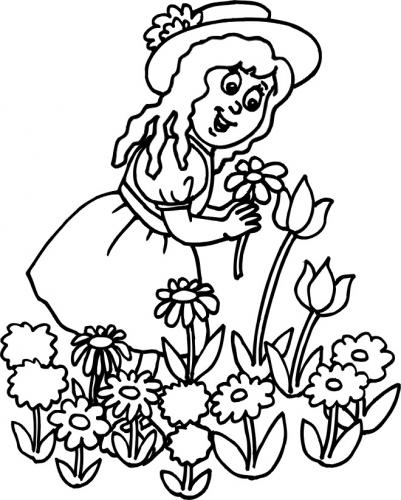 disegni di primavera da colorare per bambini
