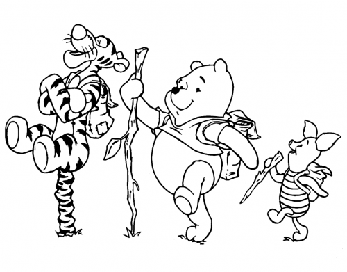 disegni di winnie the pooh da colorare