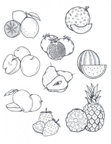 disegni di frutta