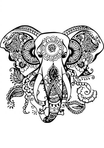 mandala elefante 