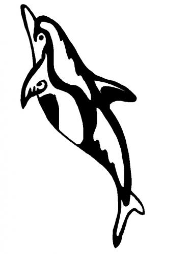 disegno da colorare delfino