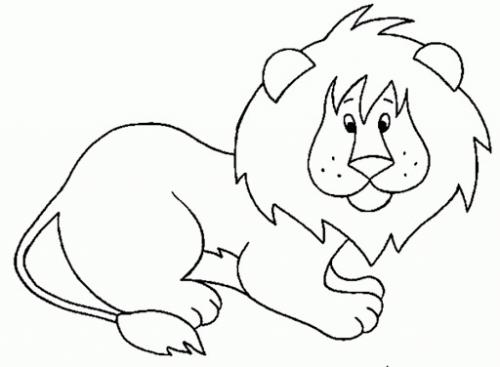 disegno da colorare leone