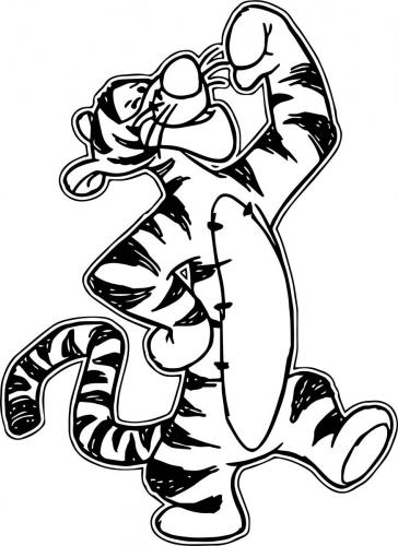 disegno di tigro