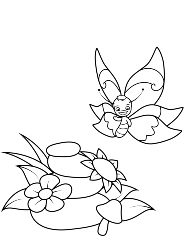 disegno di una farfalla