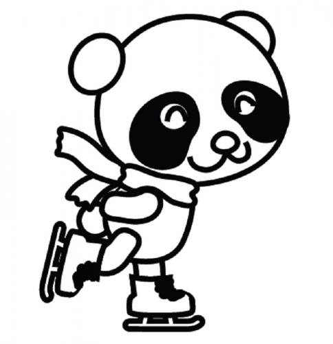 disegno panda