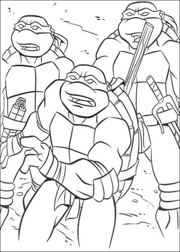 disegno tartarughe ninja