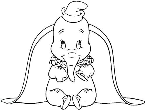 Dumbo disegni da colorare e stampare