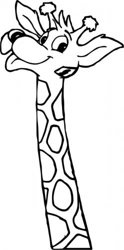 giraffe da colorare e stampare