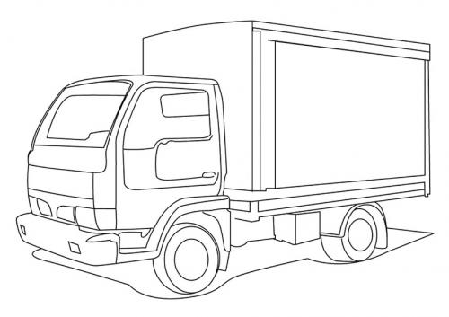 Camion da colorare: 92 disegni da scaricare e stampare