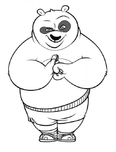 Kung Fu Panda disegno