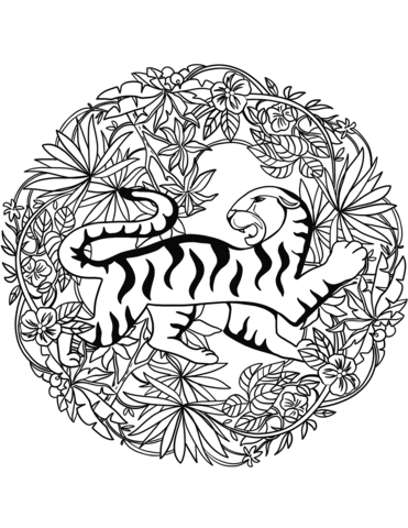 mandala tigre