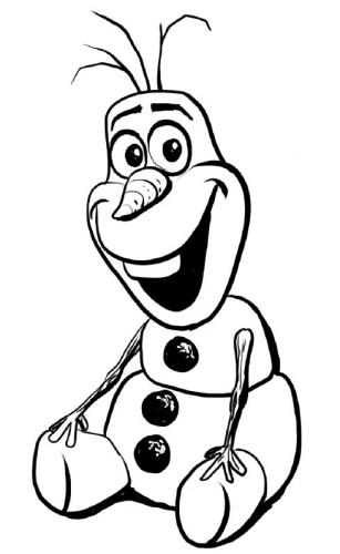 Olaf seduto