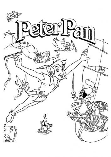 Peter Pan disegni da colorare