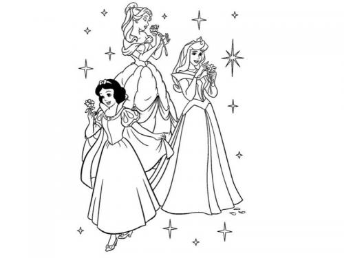 Belle, Biancaneve e Aurora