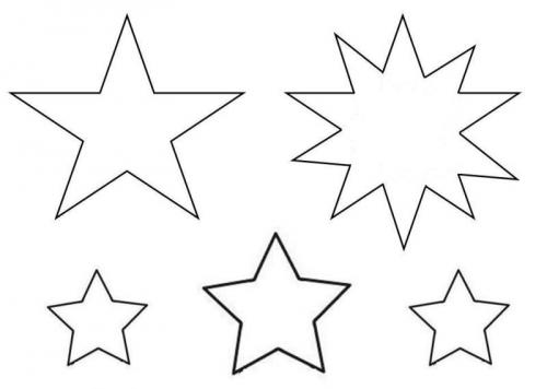 stelle da disegnare