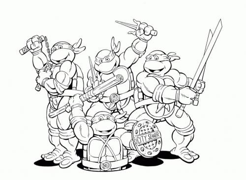 tartarughe ninja piccole