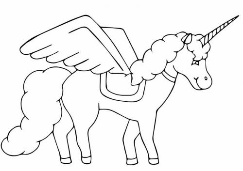 unicorno con le ali