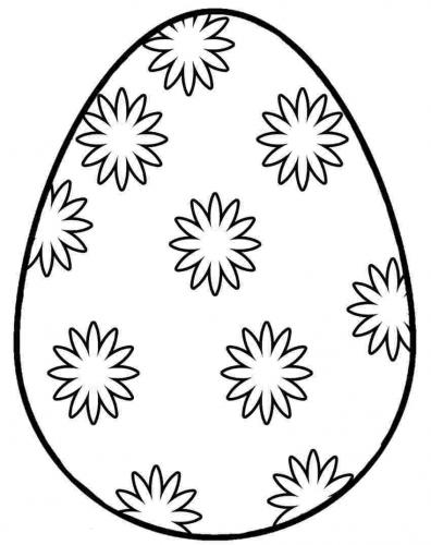 uova di pasqua da colorare e stampare